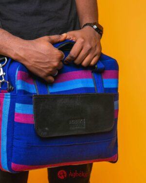 Agbeke Big Laptop Bag with Leather - Image 2